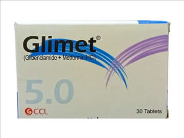 Picture of Glimet 5mg Tab 30x1s